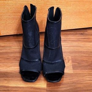 Jessica Simpson high heel open toe booties. Size 8